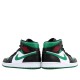 Nike Air Jordan 1 Mid Green Toe Femme/Homme Chaussure 554724-067