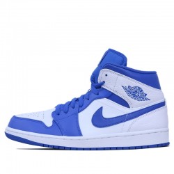 Nike Air Jordan 1 Mid "Hyper Royal" Homme/Femme Chaussure 554724-114