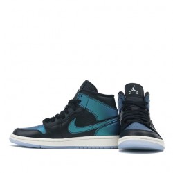 Nike Air Jordan 1 Mid "Iridescent Black" Homme/Femme Chaussure BQ6472-009