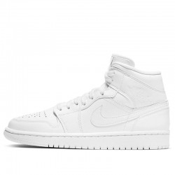 Nike Air Jordan 1 Mid "Ivory White" Femme Chaussure BQ6472-112