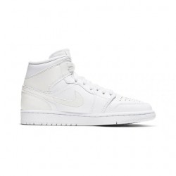 Nike Air Jordan 1 Mid "Ivory White" Femme Chaussure BQ6472-112