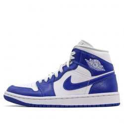 Nike Air Jordan 1 Mid "Kentucky Blue" Homme/Femme Chaussure BQ6472-104