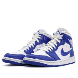 Nike Air Jordan 1 Mid "Kentucky Blue" Homme/Femme Chaussure BQ6472-104