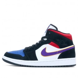 Nike Air Jordan 1 Mid "Lakers Top 3" Femme/Homme Chaussure 852542-005