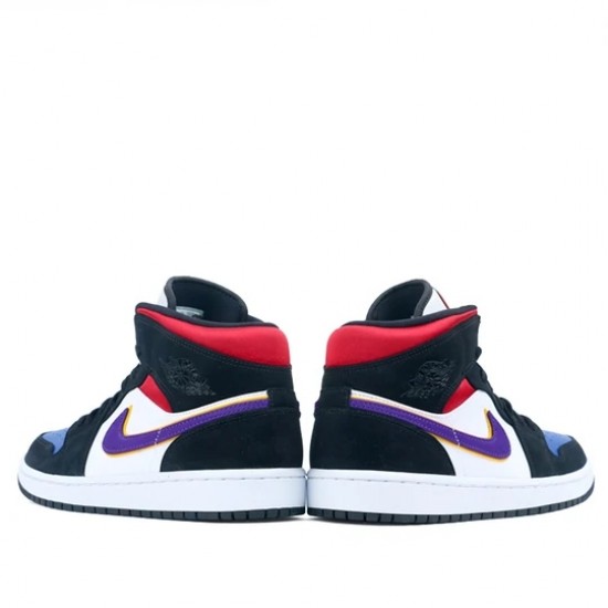 Nike Air Jordan 1 Mid Lakers Top 3 Femme/Homme Chaussure 852542-005