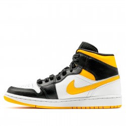 Nike Air Jordan 1 Mid "Laser Orange Black" Femme/Homme Chaussure CV5276-107