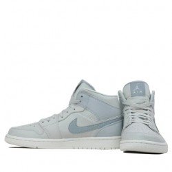 Nike Air Jordan 1 Mid "Light Bone" Homme/Femme Chaussure 852542-003