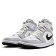 Nike Air Jordan 1 Mid Light Smoke Grey Homme/Femme Chaussure BQ6472-015