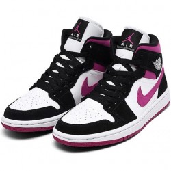 Nike Air Jordan 1 Mid "Magenta" Homme/Femme Chaussure BQ6472-005