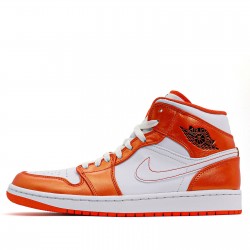 Nike Air Jordan 1 Mid "Metallic Orange" Femme/Homme Chaussure DB2822-107