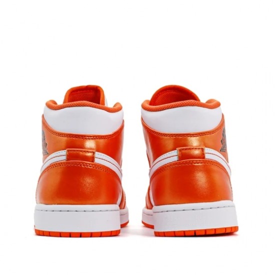 Nike Air Jordan 1 Mid Metallic Orange Femme/Homme Chaussure DB2822-107