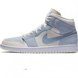 Nike Air Jordan 1 Mid "Mixed Textures Blue" Homme/Femme Chaussure DA4666-100