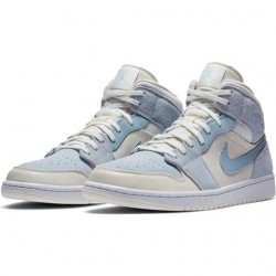 Nike Air Jordan 1 Mid "Mixed Textures Blue" Homme/Femme Chaussure DA4666-100