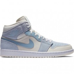 Nike Air Jordan 1 Mid "Mixed Textures Blue" Homme/Femme Chaussure DA4666-100