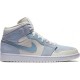 Nike Air Jordan 1 Mid Mixed Textures Blue Homme/Femme Chaussure DA4666-100