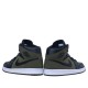 Nike Air Jordan 1 Mid Olive Canvas Femme/Homme Chaussure 554724-301