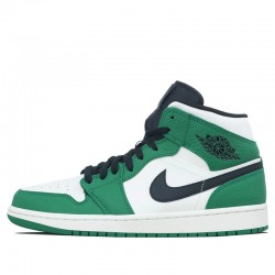 Nike Air Jordan 1 Mid "Pine Green" Femme/Homme Chaussure 852542-301