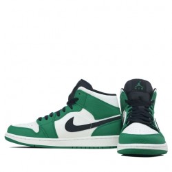 Nike Air Jordan 1 Mid "Pine Green" Femme/Homme Chaussure 852542-301