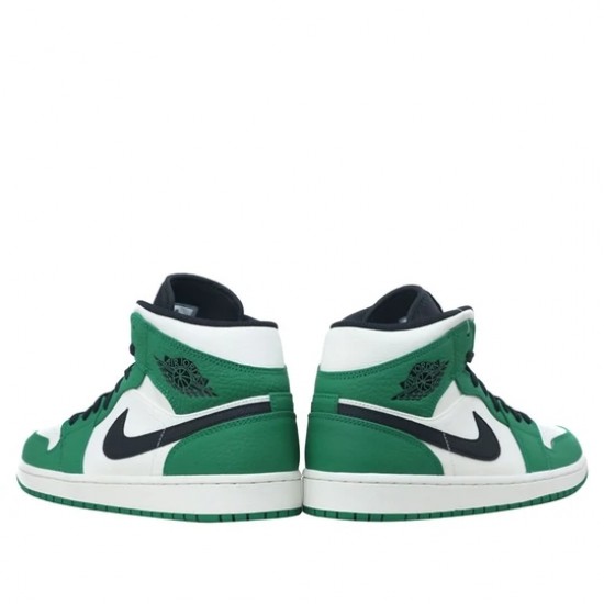 Nike Air Jordan 1 Mid Pine Green Femme/Homme Chaussure 852542-301