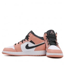 Nike Air Jordan 1 Mid "Pink Quartz" Femme/Homme Chaussure 555112-603