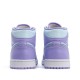 Nike Air Jordan 1 Mid Purple Aqua Femme/Homme Chaussure 554725-500