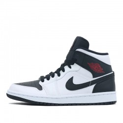 Nike Air Jordan 1 Mid "Reverse Black Toe" Femme/Homme Chaussure BQ6472-101