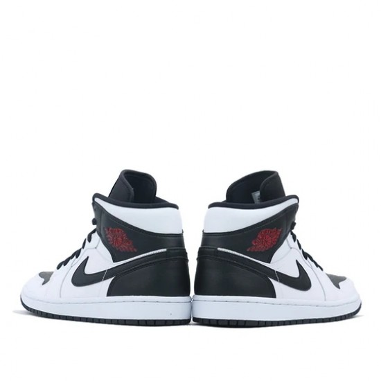 Nike Air Jordan 1 Mid Reverse Black Toe Femme/Homme Chaussure BQ6472-101