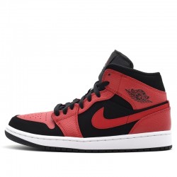 Nike Air Jordan 1 Mid "Reverse Bred" Femme/Homme Chaussure 554724-054