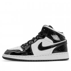 Nike Air Jordan 1 Mid SE "All-Star Carbon Fiber" 2021 Femme/Homme Chaussure DD2192-001