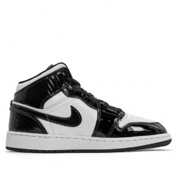 Nike Air Jordan 1 Mid SE "All-Star Carbon Fiber" 2021 Femme/Homme Chaussure DD2192-001