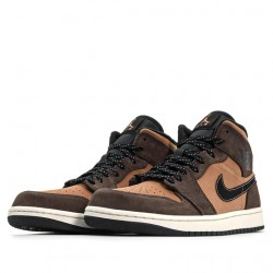 Nike Air Jordan 1 Mid SE "Dark Chocolate" Femme/Homme Chaussure DC7294-200