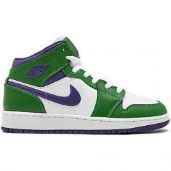 Nike Air Jordan 1 Mid SE "Incredible Hulk" Femme/Homme Chaussure 554725-300