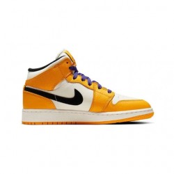 Nike Air Jordan 1 Mid SE "Lakers" Femme/Homme Chaussure BQ6931-700