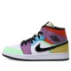 Nike Air Jordan 1 Mid SE Multi-Color Homme/Femme Chaussure CW1140-100