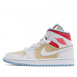 Nike Air Jordan 1 Mid SE "Sesame" Femme/Homme Chaussure CZ0774-200