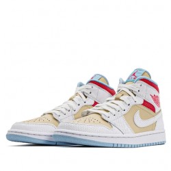 Nike Air Jordan 1 Mid SE "Sesame" Femme/Homme Chaussure CZ0774-200