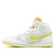 Nike Air Jordan 1 Mid SE Voltage Yellow Femme/Homme Chaussure DB2822-107