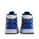 Nike Air Jordan 1 Mid Signal Blue Femme/Homme Chaussure DD6834-402