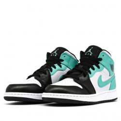 Nike Air Jordan 1 Mid "Tropical Twist Igloo" Femme/Homme Chaussure 554724-132