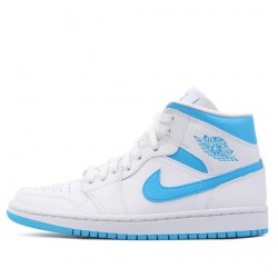 Nike Air Jordan 1 Mid "UNC" Homme/Femme Chaussure BQ6472-114