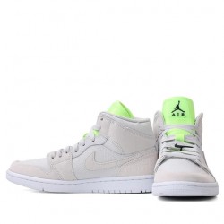 Nike Air Jordan 1 Mid "Vast Grey Ghost Green" Femme/Homme Chaussure CV3018-001