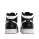 Nike Air Jordan 1 Mid White Black Light Arctic Pink Homme/Femme Chaussure 555112-103