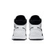 Nike Air Jordan 1 Mid White Black Femme/Homme Chaussure 554725-113