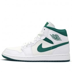 Nike Air Jordan 1 Mid "White Mystic Green" Femme/Homme Chaussure CD6759-103