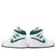 Nike Air Jordan 1 Mid White Mystic Green Femme/Homme Chaussure CD6759-103