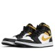 Nike Air Jordan 1 Mid White Pollen Black Femme/Homme Chaussure 554724-177