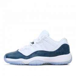 Air Jordan 11 Retro Low "Snake Navy 2019" Femme/Homme Chaussure CD6847-102