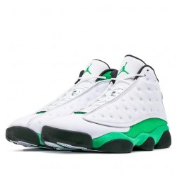 Air Jordan 13 Retro "White Lucky Green" Homme/Femme Chaussure DB6537-113