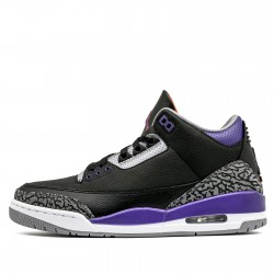 Air Jordan 3 Retro "Black Court Purple" Homme/Femme Chaussure CT8532-050