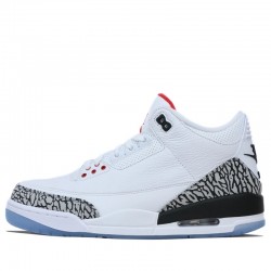 Air Jordan 3 Retro "Free Throw Line White Cement" Homme Chaussure 923096-101